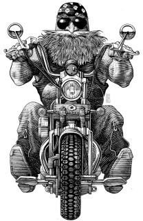 Bearded Biker